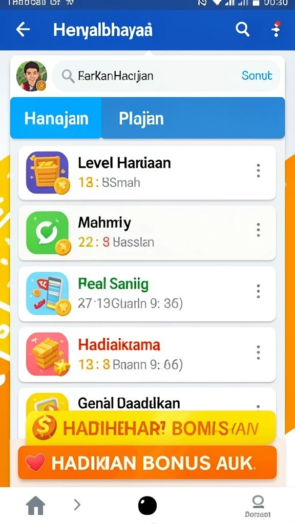 Beragam tema slot yang dapat dipilih.