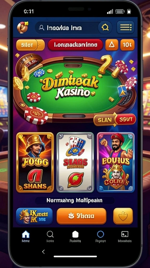 Tampilan awal permainan yang menarik dan penuh warna.