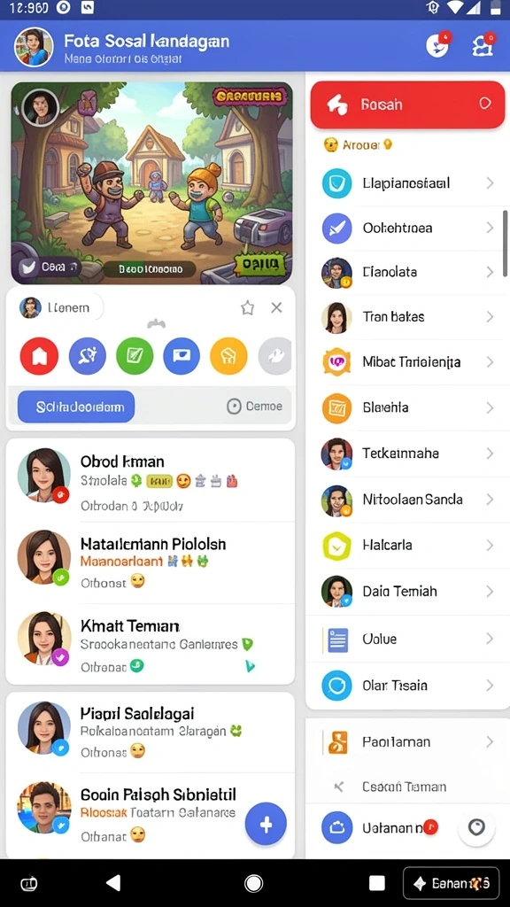 Tampilan antarmuka yang menarik dan intuitif.