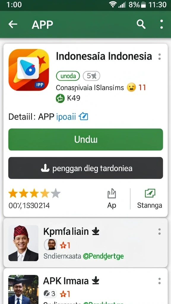 Tampilan antarmuka utama 8HHH.