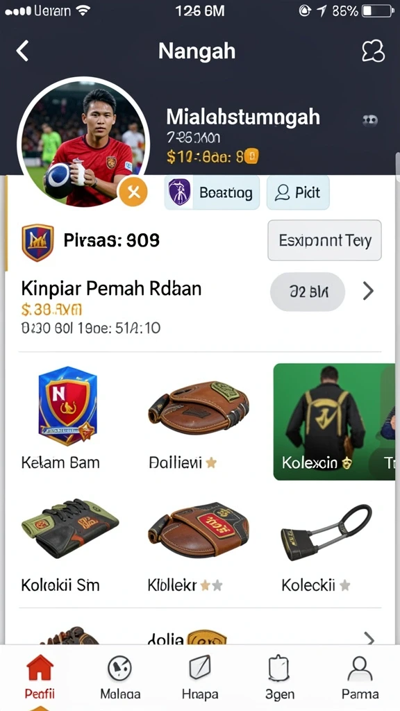 Screenshot menunjukkan karakter yang sedang beraksi dalam pertarungan.