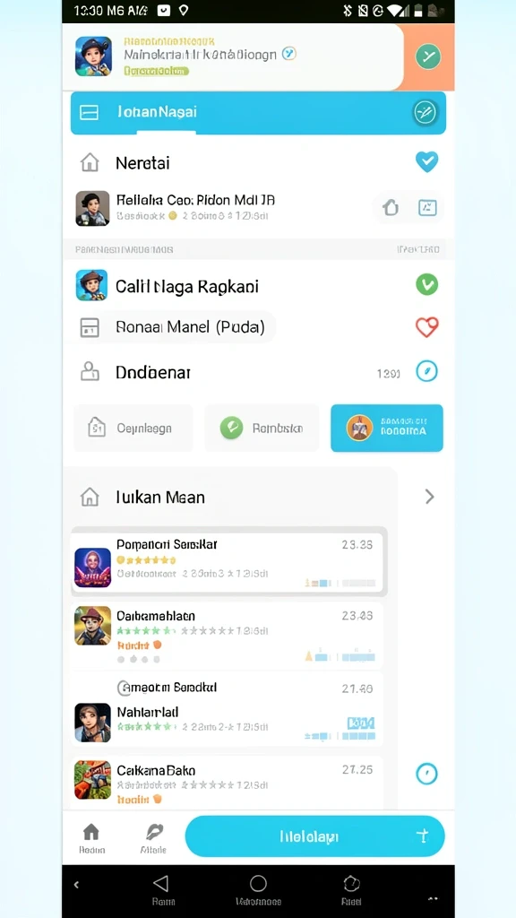 Tampilan antar muka ALBASLOT yang menarik.