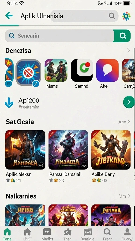 Fitur mode kompetisi yang sangat seru.