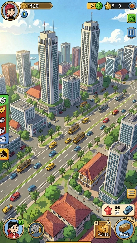 Screenshot pertarungan multiplayer yang seru.
