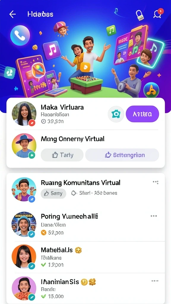 Tampilan antarmuka yang intuitif dan mudah diakses.