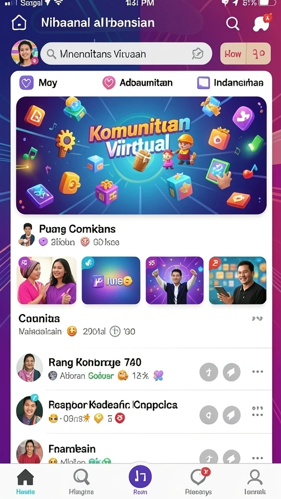 Tampilan antarmuka yang menarik dan user-friendly.