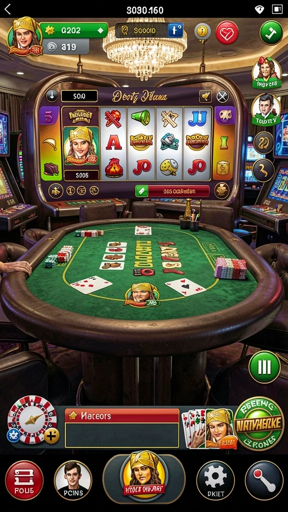 Tampilan utama GEMS365 dengan grafis yang mengagumkan.