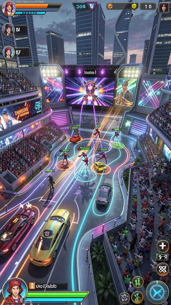 Screenshot menunjukkan mode multiplayer yang seru.
