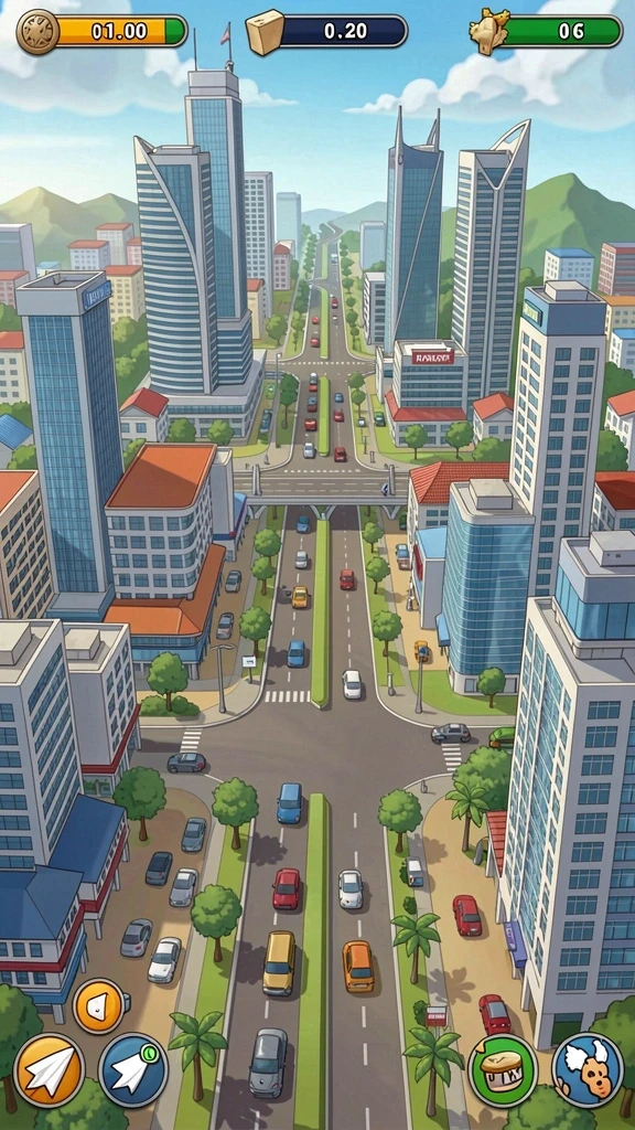 Screenshot 1: Tampilkan tampilan awal permainan yang menarik.