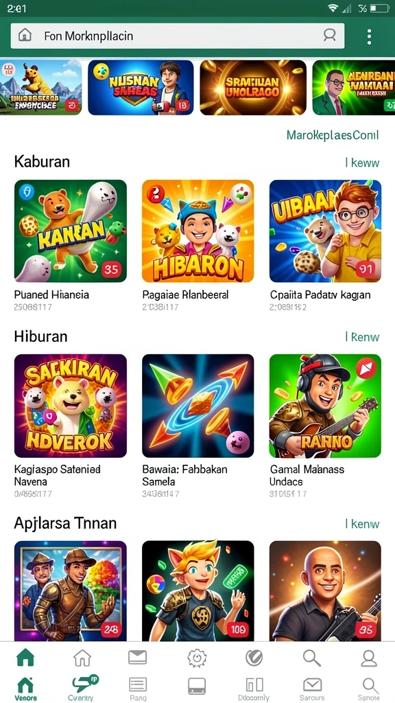 Peta permainan yang luas untuk dijelajahi.