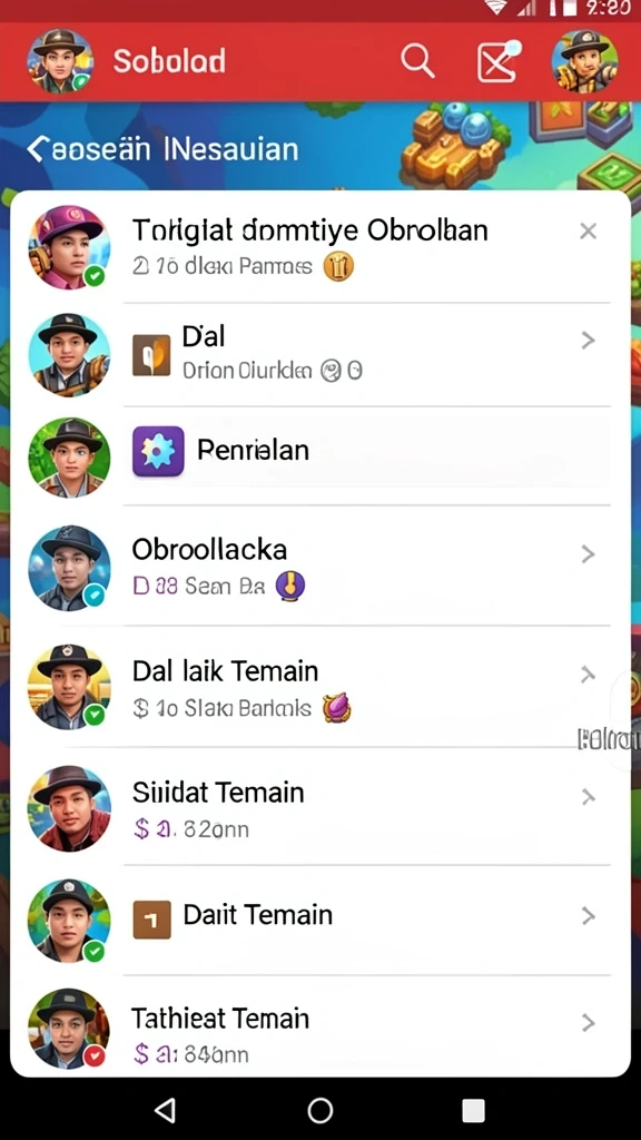 Tampilkan tantangan seru yang bisa diselesaikan.