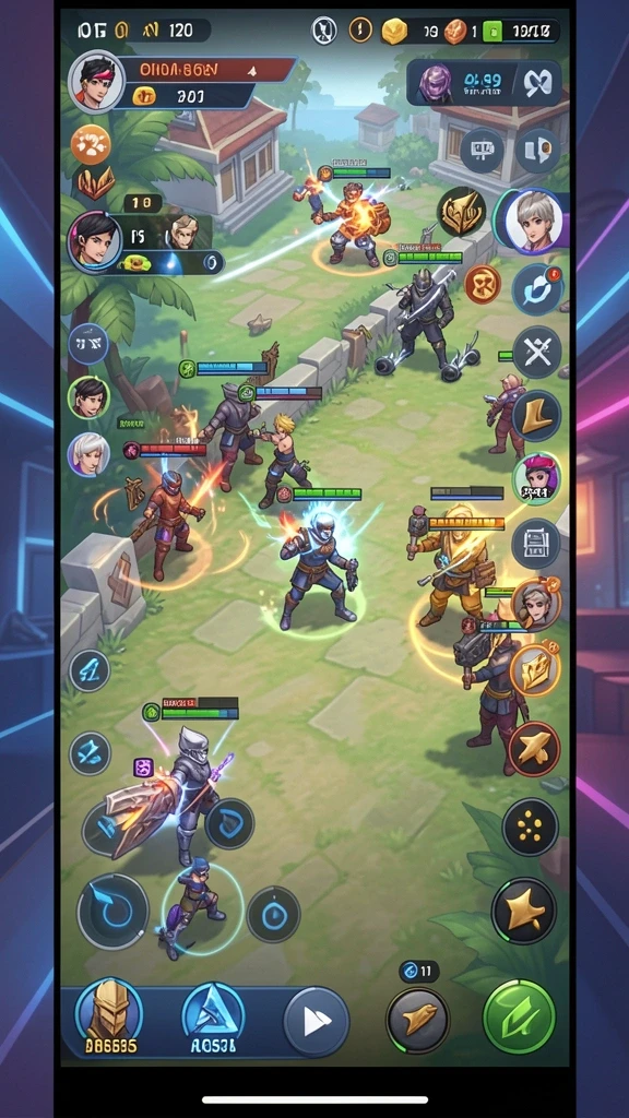 Koleksi karakter unik dalam game.