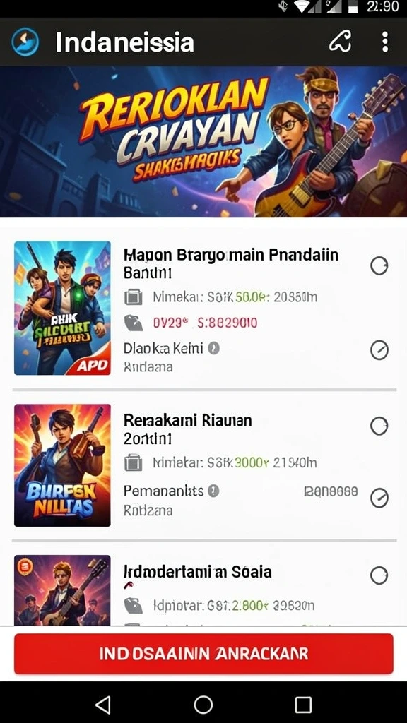 Tampilan antarmuka KAMARTOTO yang menarik dan user-friendly.