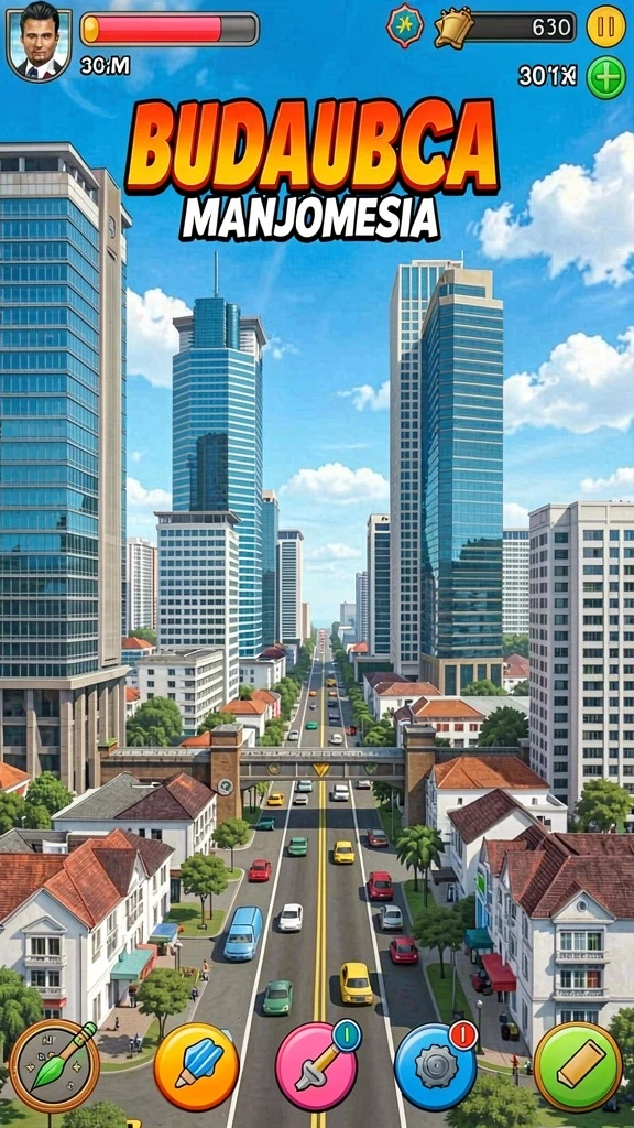 Tampilan awal yang menarik dan mudah dimengerti.