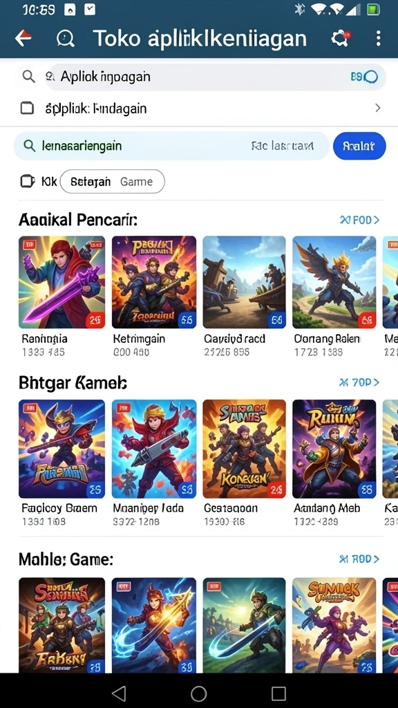 Screenshot menunjukkan karakter utama dalam aksi.