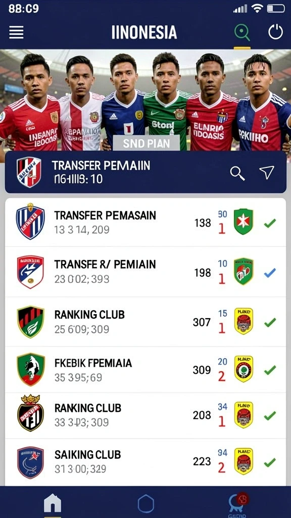 Fitur statistik untuk membantu dalam analisis taruhan Anda.