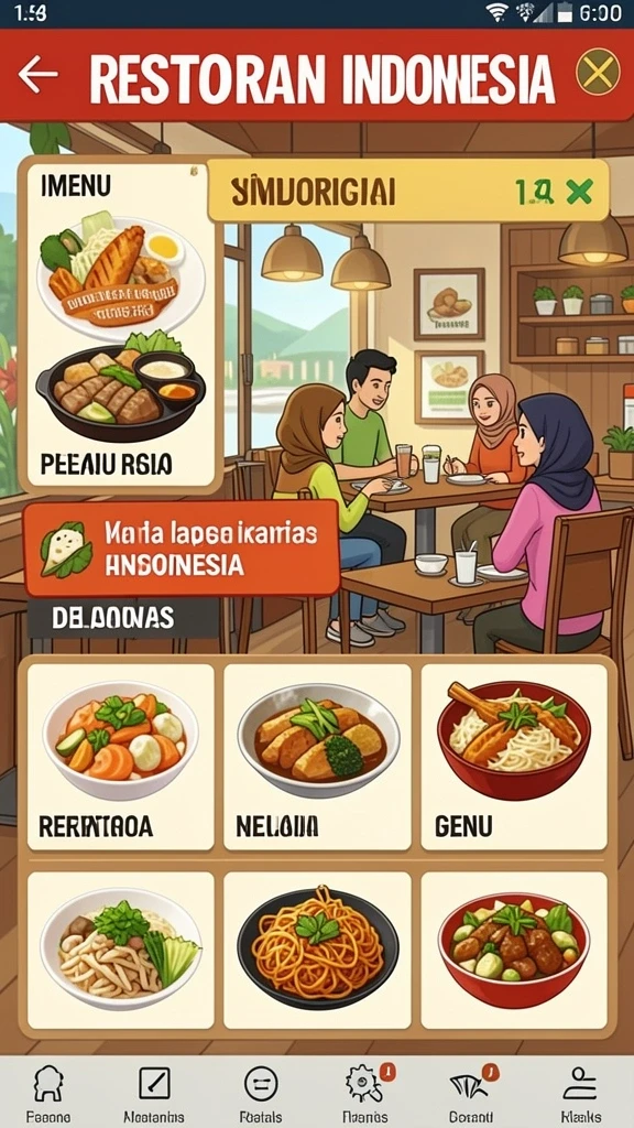 Tampilan antarmuka yang menarik dan mudah dinavigasi.