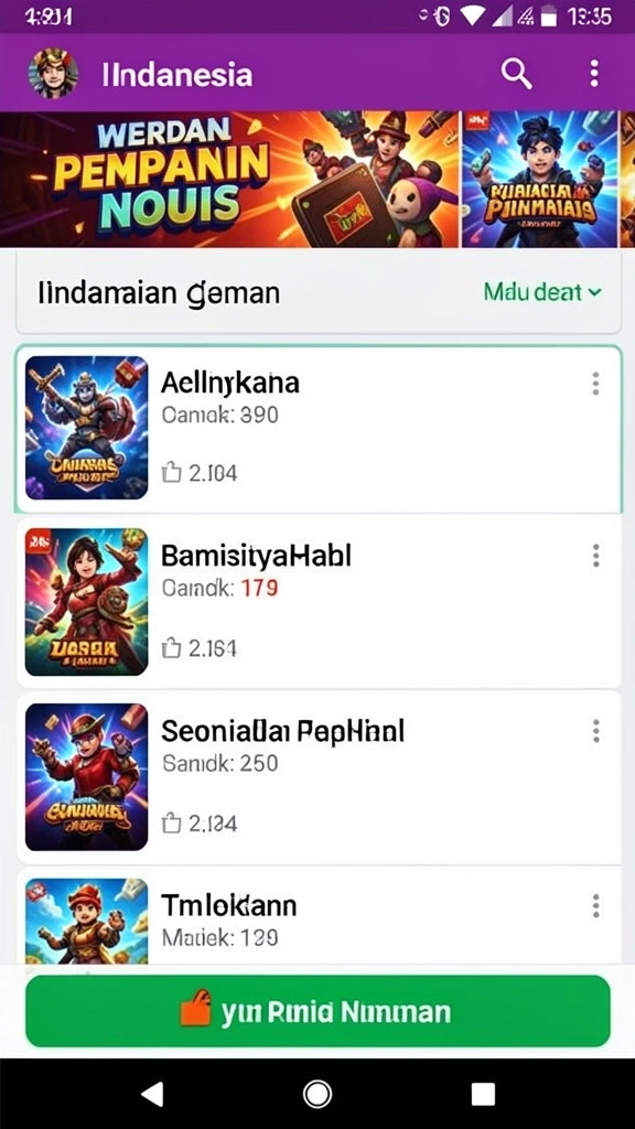 Tampilan antarmuka QT777 yang menawan.