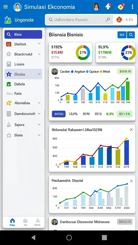 Screenshot aplikasi SARANG777 menunjukkan antarmuka yang menarik.