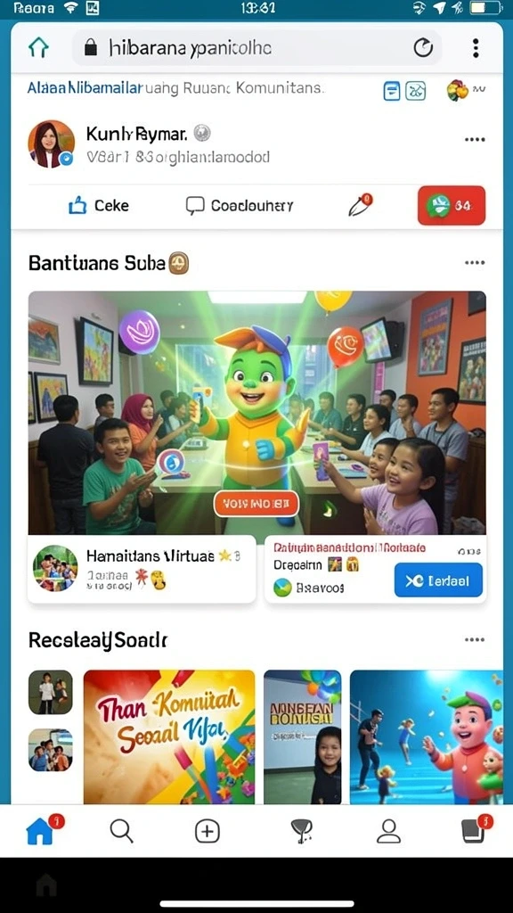 Tangkapan layar menunjukkan tema permainan yang menarik.