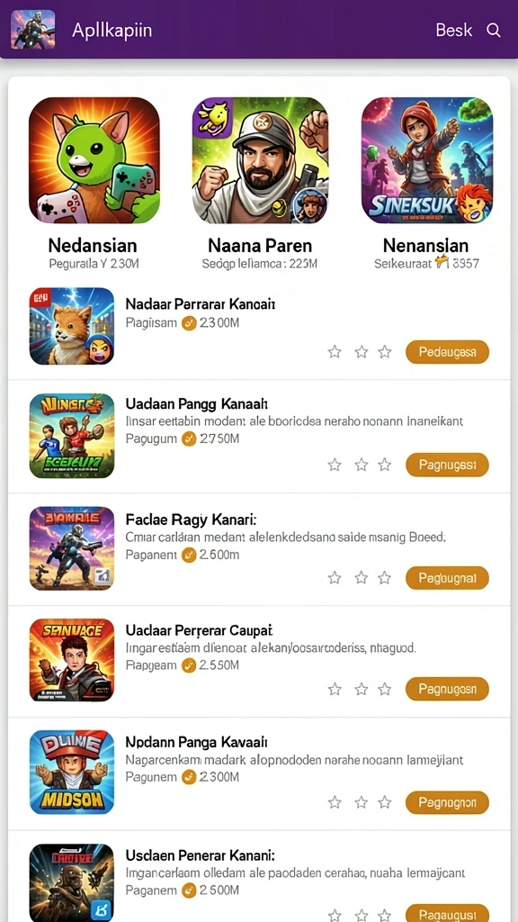 Bergabung dalam kompetisi seru dengan pemain lain.