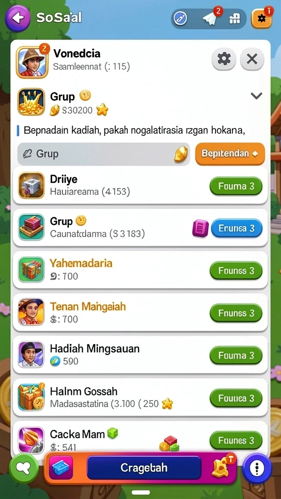 Tampilan antarmuka ULAR288 yang menarik dan user-friendly.