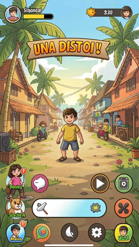Mode multiplayer yang memungkinkan bermain dengan teman.