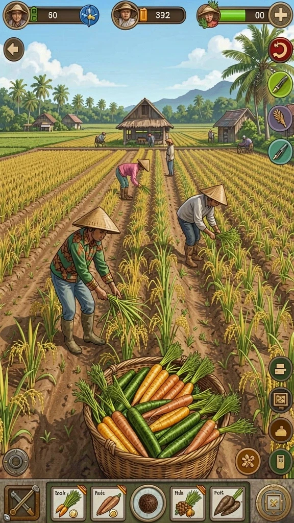 Tangkapan layar menunjukkan mode multiplayer dengan teman-teman.