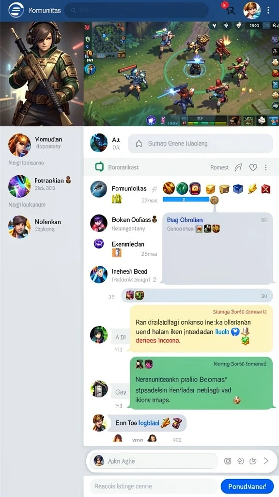 Fitur multiplayer yang memungkinkan bermain bersama teman.