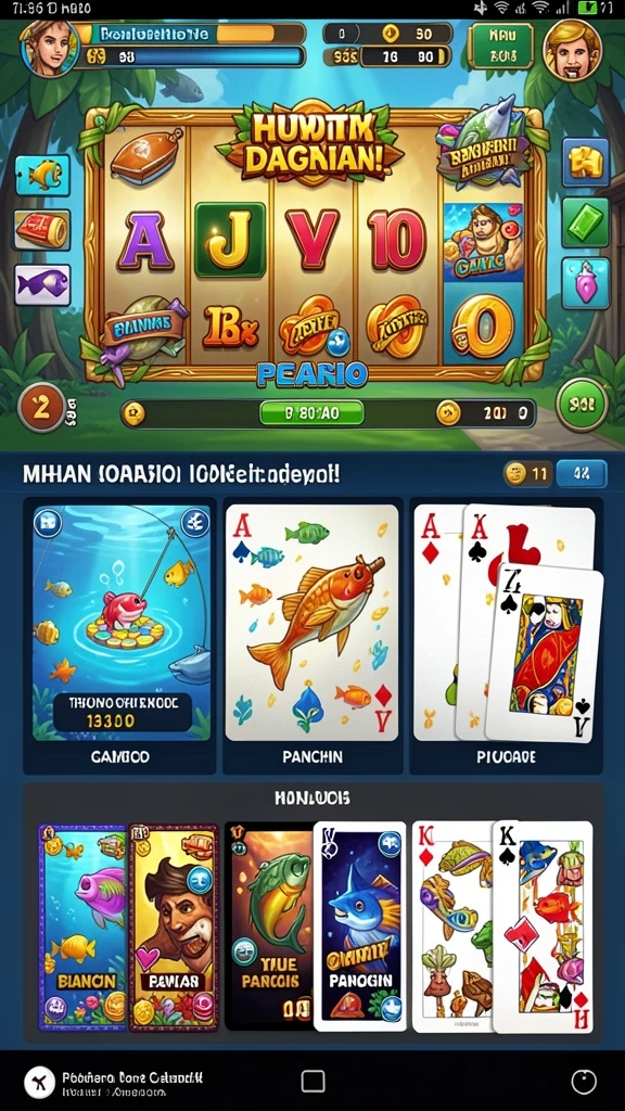 Fitur karakter unik yang bisa dipilih.
