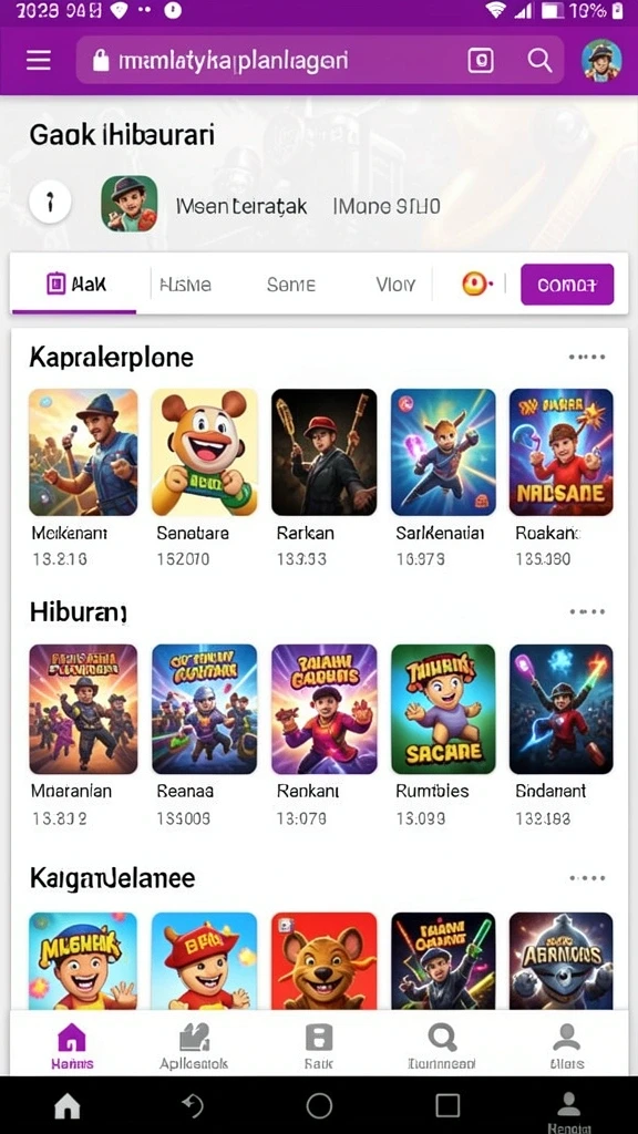 Pengalaman bermain yang seru dengan banyak pilihan permainan.